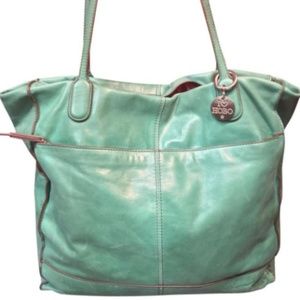 Hobo Friar teal leather tote